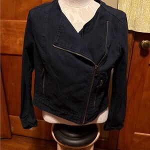 jcpenney Black Jean Jacket